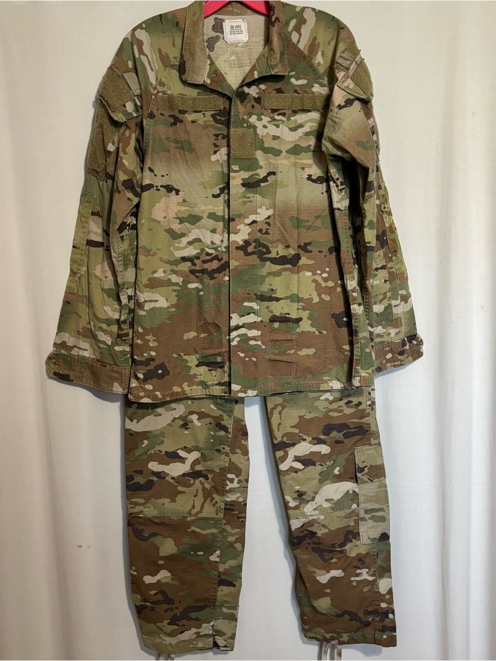 U.S. Army Military Camo Combat Uniform Set: Jacket & Trousers Small Regular